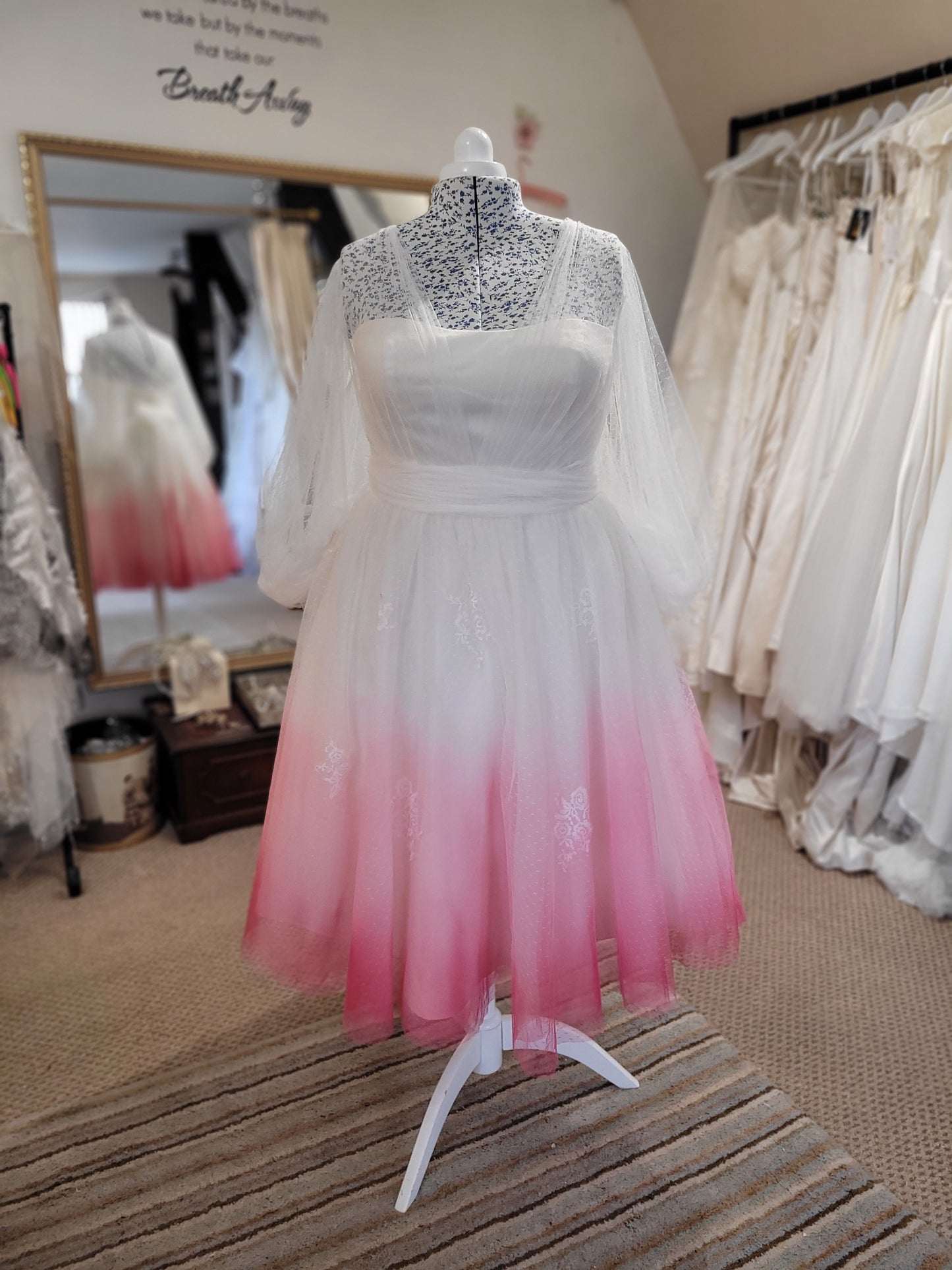 Ombre tea dress